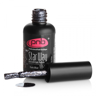 Гель-лак PNB №184, Star way, Dark blue