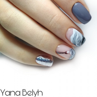 Гель-лак Bluesky Luxury Silver №004