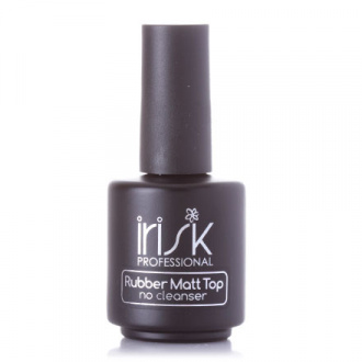 IRISK, Топ для гель-лака Rubber Matt No Cleanser, 18 мл