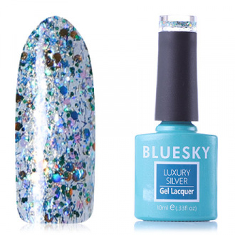 Гель-лак Bluesky Luxury Silver №601