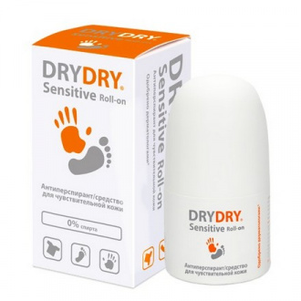 DRY DRY, Антиперспирант Sensitive, 50 мл