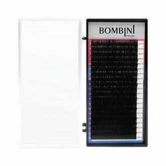 Bombini, Ресницы на ленте 0,085/8-14 мм, изгиб D+