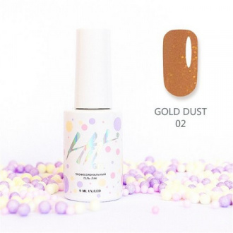 Гель-лак HIT Gel Gold Dust №02