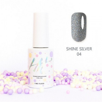 Гель-лак HIT Gel Shine Silver №04