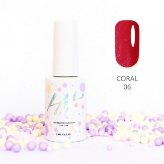 Гель-лак HIT Gel Coral №06