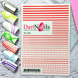 DartNails, Гибкие полоски №001