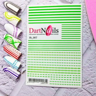 DartNails, Гибкие полоски №007