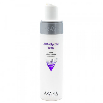 ARAVIA Professional, Тоник с фруктовыми кислотами AHA - Glycolic, 250 мл