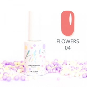 Гель-лак HIT Gel Flowers №04