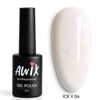 AWIX Professional, Гель-лак Ice X №004