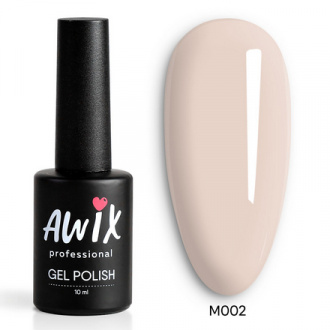 AWIX Professional, Гель-лак Milky №002