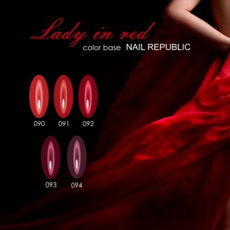 Nail Republic, База Lady in Red №90, 15 мл