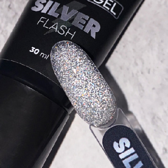 Patrisa Nail, Комбигель Silver Flash, 30 мл