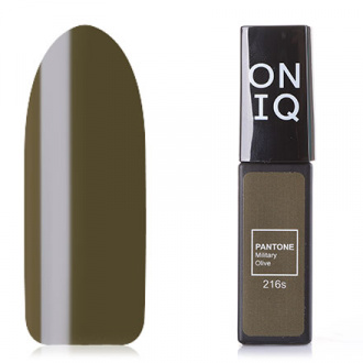 Гель-лак ONIQ Pantone №216s, Military Olive