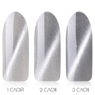 Patrisa Nail, Гель-лак Magic Cat Silver, 8 мл