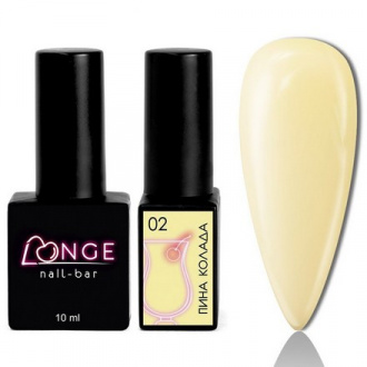 Гель-лак LONGE nail-bar «Пина колада» №02