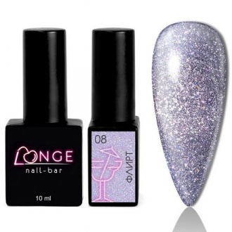 Гель-лак LONGE nail-bar «Флирт» №08