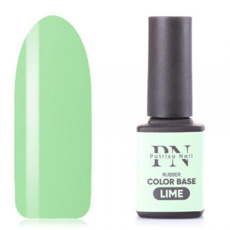 Patrisa Nail, База для гель-лака Rubber Color, Lime