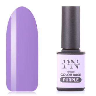 Patrisa Nail, База для гель-лака Rubber Color, Purple