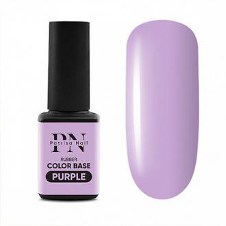 Patrisa Nail, База для гель-лака Rubber Color, Purple