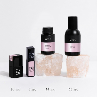 ONIQ, База Cold Pink, 6 мл