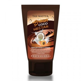 Tan Master, Крем для загара в солярии Brown Coco Nectar, 150 мл