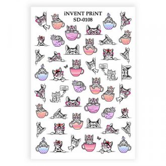 iNVENT PRiNT, Слайдер-дизайн «Коты и кошки. Котята» №SD-108