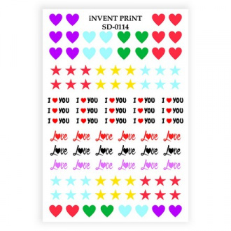 iNVENT PRiNT, Слайдер-дизайн «Любовь. Сердце. Love» №SD-114