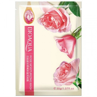 Bioaqua, Маска для лица Rose Moisturizing, 30 г