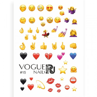 Набор, Vogue Nails, Слайдер-дизайн №15, 2 шт.