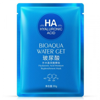 Набор, Bioaqua, Маска для лица Hyaluronic Acid, 30 г, 4 шт.