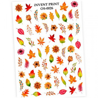 iNVENT PRiNT, Слайдер-дизайн «Осень. Веточки. Листья» №OS-26