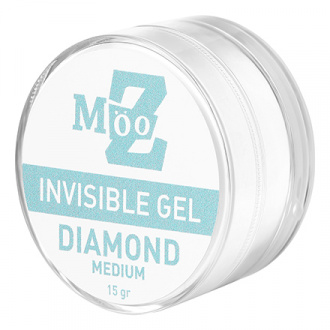 MOOZ, Трехфазный гель Invisible Diamond Medium, прозрачный