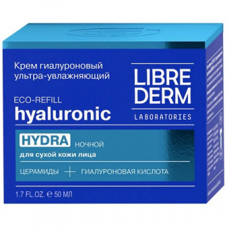 LIBREDERM, Ночной крем Hyaluronic «Ультраувлажняющий», 50 мл