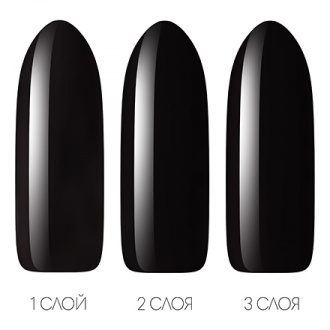 Гель-лак UNO №002 Черный, Black, 8 мл