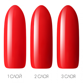 Гель-лак UNO №043 Алый, Scarlet, 8 мл