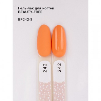 Набор, BEAUTY-FREE, Гель-лак №242, Marigold, 8 мл, 2 шт.