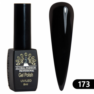 Гель-лак Global Fashion Black Elite №173