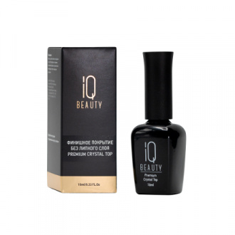 IQ BEAUTY, Топ для гель-лака Premium Crystal Top, 10 мл