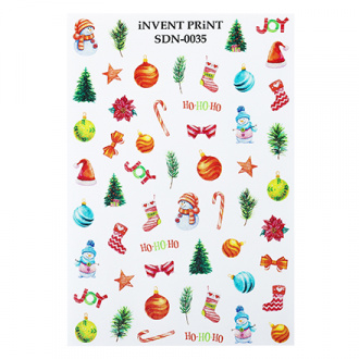 iNVENT PRiNT, Слайдер-дизайн «Новый год. Зима. Зверята. Рождество» №SDN-73