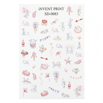 iNVENT PRiNT, Слайдер-дизайн №IPN-22, 5 шт.