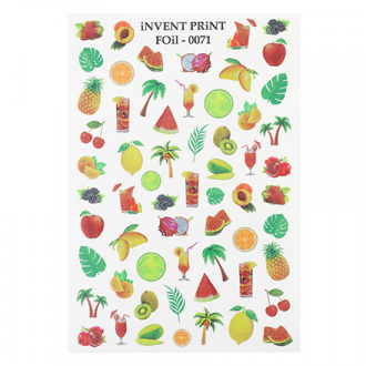 iNVENT PRiNT, Слайдер-дизайн №IPN-36, 5 шт.