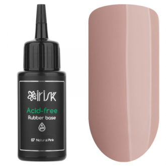 IRISK, База каучуковая бескислотная Acid-free Rubber Base (07 Natural Pink), 50 мл