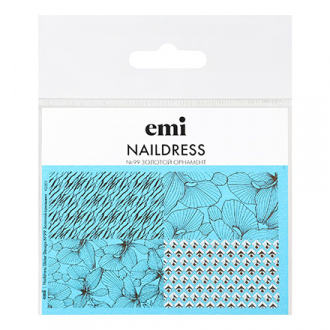 EMI, Слайдер-дизайн Naildress №99 «Золотой орнамент»