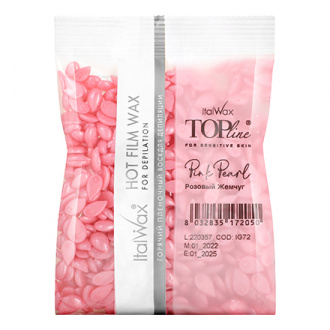 Italwax, Воск для депиляции в гранулах Top Formula Pink Pearl, 100 г