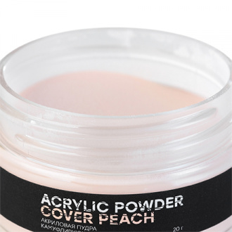 In'Garden, Акриловая пудра Cover Peach Powder, 20 гр