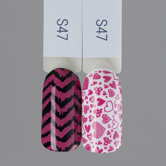 Swanky Stamping, Лак для стемпинга №S47, Hot Pink