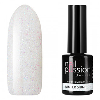 Nail Passion, База Winter Shine, 10 мл