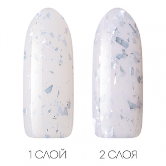 Nail Passion, База для гель-лака Lilac Silver, 10 мл