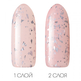 Nail Passion, База для гель-лака Natural Silver, 10 мл